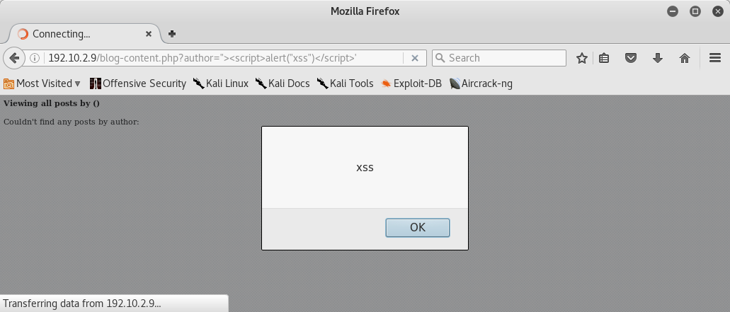 Reflected XSS